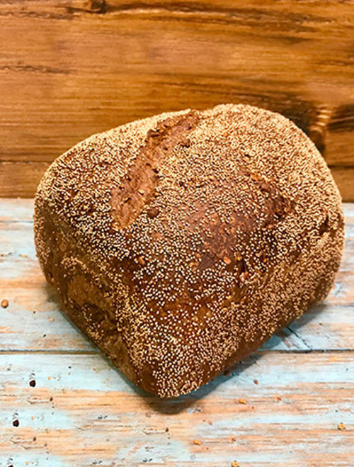 Afbeelding van O'mega mout half bruin meergranenbrood met omega-3 vetzuren, lijnzaad en lupine
