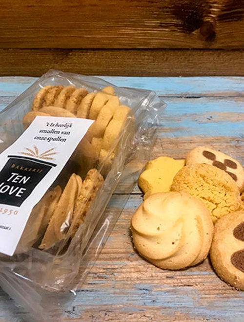 Afbeelding van Roomboterkoekjes gesorteerd (pakje 250 gram.) - WEEKAANBIEDING