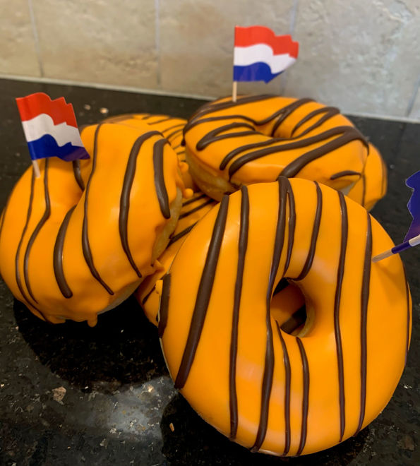 Afbeelding van Oranje donut