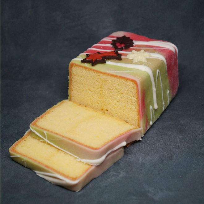 Afbeelding van Kerst cake met marsepein